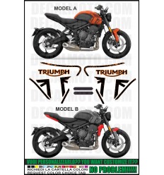TRIDENT 660 SIGN VINTAGE EASY ORANGE RED